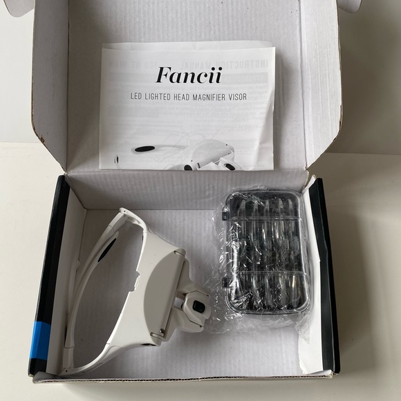 Fancii Headband LED Illuminated Head Magnifier Visor NEW - Picture 9 of 11